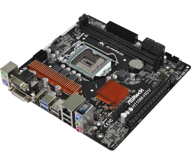ASRock H110M-HDV R3.0 (PCI-E DDR4 USB3.0) - 354553 - zdjęcie 2